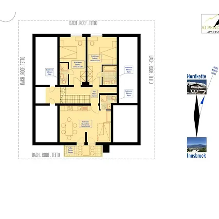 Alpendohle Apartments Innsbruck Zimmer foto